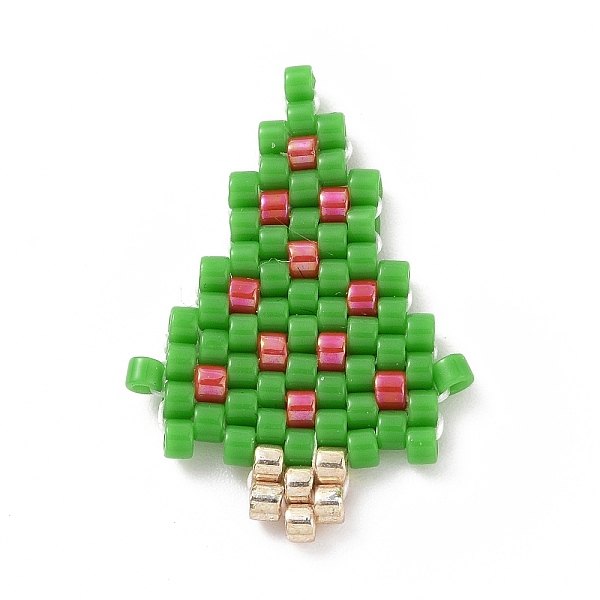 PandaHall Handmade MIYUKI Japanese Seed Loom Pattern Seed Beads, Christmas Theme Pendants, Christmas Tree Pattern, 22x15x1.7mm Glass...
PandaHall Handmade MIYUKI Japanese Seed Loom Pattern Seed Beads, Christmas Theme Pendants, Christmas Tree Pattern, 22x15x1.7mm Glass...