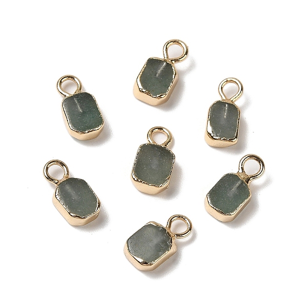 PandaHall Natural Green Aventurine Rectangle Charms, with Golden Tone Brass Edge, 9.5x5x2.5mm, Hole: 2mm Green Aventurine Rectangle
PandaHall Natural Green Aventurine Rectangle Charms, with Golden Tone Brass Edge, 9.5x5x2.5mm, Hole: 2mm Green Aventurine Rectangle