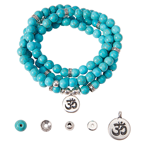 PandaHall SUNNYCLUE 1 Bag DIY 108 Mala Prayer Beads Wrap Bracelets Necklace Making Kit Natural Turquoise Gemstone 8mm Jewelry Starter Kit..., Green
PandaHall SUNNYCLUE 1 Bag DIY 108 Mala Prayer Beads Wrap Bracelets Necklace Making Kit Natural Turquoise Gemstone 8mm Jewelry Starter Kit..., Green