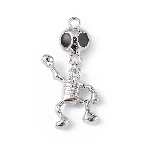 PandaHall Halloween Alloy Enamel Pendants, Skeleton Charm, Platinum, 34~36x18~19x6~7mm, Hole: 2~2.3mm Alloy+Enamel Others
PandaHall Halloween Alloy Enamel Pendants, Skeleton Charm, Platinum, 34~36x18~19x6~7mm, Hole: 2~2.3mm Alloy+Enamel Others