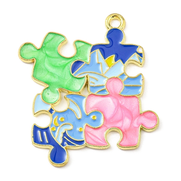 PandaHall Zinc Alloy Enamel Pendants, Light Gold, Puzzle Charm, Colorful, 33x29x1.5mm, Hole: 1.8mm Alloy+Enamel Others
PandaHall Zinc Alloy Enamel Pendants, Light Gold, Puzzle Charm, Colorful, 33x29x1.5mm, Hole: 1.8mm Alloy+Enamel Others