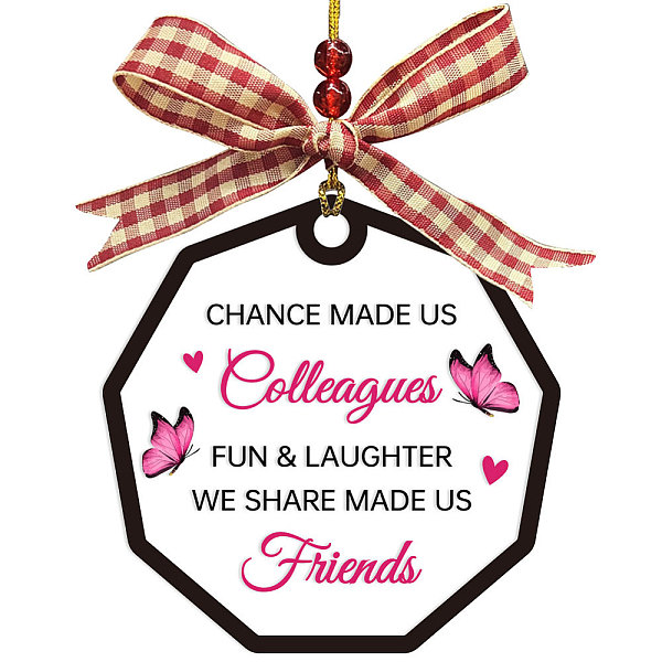 PandaHall CHGCRAFT Colleague to Friend Acrylic Hanging Plaque Hanging Ornament Gifts Colleague Gifts Handicraft Ribbon Hanging Plaque for...
PandaHall CHGCRAFT Colleague to Friend Acrylic Hanging Plaque Hanging Ornament Gifts Colleague Gifts Handicraft Ribbon Hanging Plaque for...