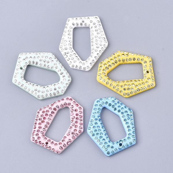 PandaHall Acrylic Pendants, with Rhinestone, Nuggets, Mixed Color, 38x33x4mm, Hole: 1.5mm Acrylic+Rhinestone Nuggets Multicolor
PandaHall Acrylic Pendants, with Rhinestone, Nuggets, Mixed Color, 38x33x4mm, Hole: 1.5mm Acrylic+Rhinestone Nuggets Multicolor
