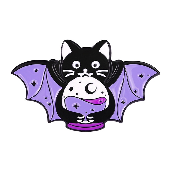 PandaHall Cat shape Enamel Pins, Alloy Brooches, Black, Bat, 18x29mm Alloy+Enamel Bat
PandaHall Cat shape Enamel Pins, Alloy Brooches, Black, Bat, 18x29mm Alloy+Enamel Bat