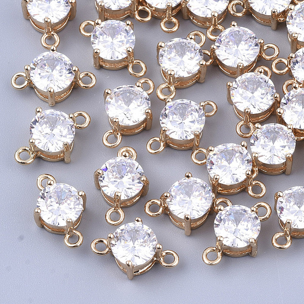 PandaHall Transparent Glass Links connectors, with Brass Findings, Faceted, Flat Round, Light Gold, Clear, 12x7.5x5mm, Hole: 1.2mm Glass...
PandaHall Transparent Glass Links connectors, with Brass Findings, Faceted, Flat Round, Light Gold, Clear, 12x7.5x5mm, Hole: 1.2mm Glass...