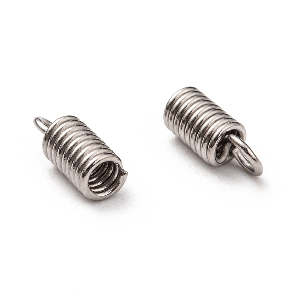 PandaHall 304 Stainless Steel Terminators, Cord Coil, Stainless Steel Color, 10x4mm, Hole: 2.5mm 304 Stainless Steel
PandaHall 304 Stainless Steel Terminators, Cord Coil, Stainless Steel Color, 10x4mm, Hole: 2.5mm 304 Stainless Steel