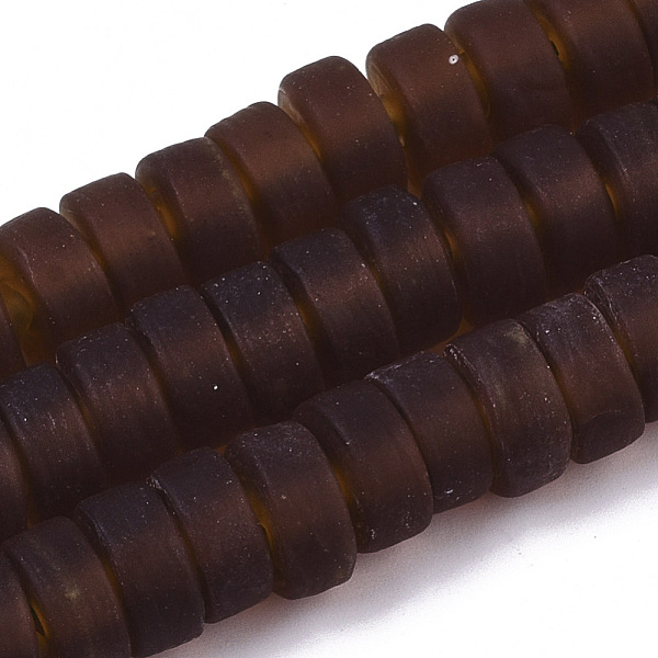 PandaHall Handmade Frosted Lampwork Beads Strands, Heishi Beads, Disc/Flat Round, Sienna, 9x4.5mm, Hole: 1.6mm, about 108pcs/Strand, 19.29..., Brown
PandaHall Handmade Frosted Lampwork Beads Strands, Heishi Beads, Disc/Flat Round, Sienna, 9x4.5mm, Hole: 1.6mm, about 108pcs/Strand, 19.29..., Brown