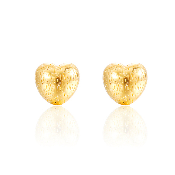 PandaHall 304 Stainless Steel Stud Earrings for Women, Heart, Real 18K Gold Plated, 19x20mm 304 Stainless Steel Heart
PandaHall 304 Stainless Steel Stud Earrings for Women, Heart, Real 18K Gold Plated, 19x20mm 304 Stainless Steel Heart