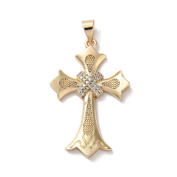 PandaHall Brass Micro Pave Cubic Zirconia Pendants, Cross, Real 18K Gold Plated, 34x21.5x3.5mm, Hole: 5.5x3.5mm Brass+Cubic Zirconia Cross..., Clear
PandaHall Brass Micro Pave Cubic Zirconia Pendants, Cross, Real 18K Gold Plated, 34x21.5x3.5mm, Hole: 5.5x3.5mm Brass+Cubic Zirconia Cross..., Clear