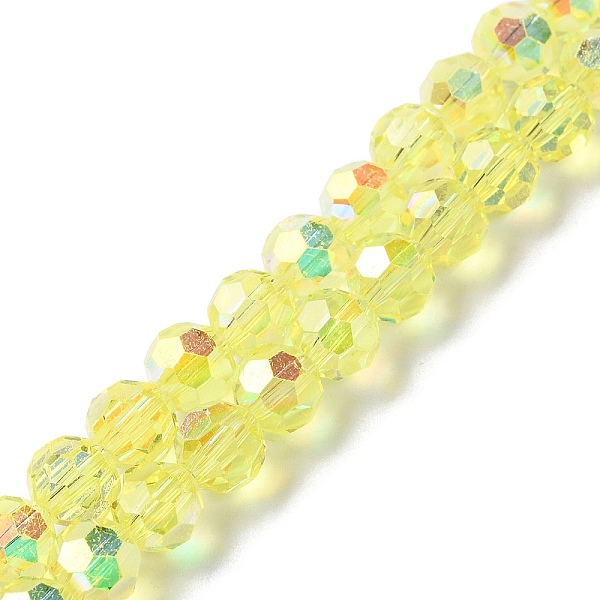 PandaHall Electroplate Glass Beads Strands, AB Color Plated, Faceted, Rondelle, Light Yellow, 8x7.3mm, Hole: 1.4mm, about 70pcs/strand...
PandaHall Electroplate Glass Beads Strands, AB Color Plated, Faceted, Rondelle, Light Yellow, 8x7.3mm, Hole: 1.4mm, about 70pcs/strand...