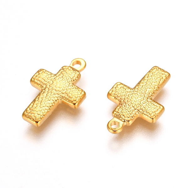 PandaHall 304 Stainless Steel Pendant, Cross, Golden, 16x10.5x2mm, Hole: 1.5mm 304 Stainless Steel Cross
PandaHall 304 Stainless Steel Pendant, Cross, Golden, 16x10.5x2mm, Hole: 1.5mm 304 Stainless Steel Cross