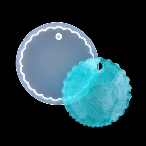 PandaHall Pendant Silicone Molds, Resin Casting Molds, For UV Resin, Epoxy Resin Jewelry Making, Flat Round, White, 68x12mm, Hole: 5mm...
PandaHall Pendant Silicone Molds, Resin Casting Molds, For UV Resin, Epoxy Resin Jewelry Making, Flat Round, White, 68x12mm, Hole: 5mm...