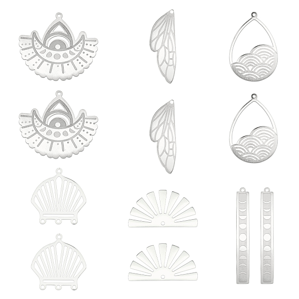 PandaHall SUPERFINDINGS 201 Stainless Steel Open Back Bezel Pendants, For DIY UV Resin, Epoxy Resin, Pressed Flower Jewelry, Laser Cut...
PandaHall SUPERFINDINGS 201 Stainless Steel Open Back Bezel Pendants, For DIY UV Resin, Epoxy Resin, Pressed Flower Jewelry, Laser Cut...
