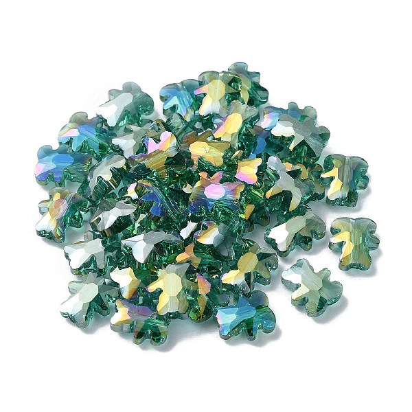 PandaHall Electroplate Glass Beads, AB Color Plated, Bear, Medium Sea Green, 9.5x8.5x4mm, Hole: 1.2mm Glass Bear
PandaHall Electroplate Glass Beads, AB Color Plated, Bear, Medium Sea Green, 9.5x8.5x4mm, Hole: 1.2mm Glass Bear