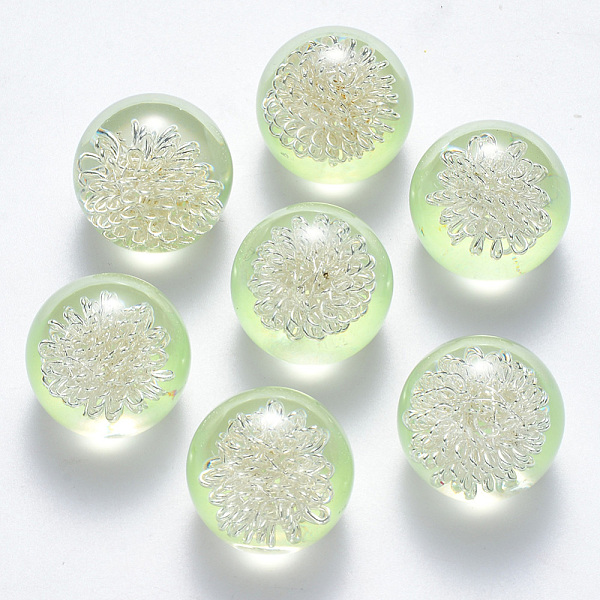 PandaHall Transparent Acrylic Cabochons, Flat Back, with Iron Wire inside, Round, Silver Color Plated, Light Green, 20x17.5mm, bottom: 12mm...
PandaHall Transparent Acrylic Cabochons, Flat Back, with Iron Wire inside, Round, Silver Color Plated, Light Green, 20x17.5mm, bottom: 12mm...