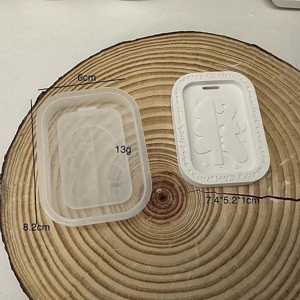 PandaHall DIY Christmas Theme Pendant Silicone Molds, for UV Resin & Epoxy Resin Craft Making, White, Rectangle, 82x60x12mm, Inner Diameter...
PandaHall DIY Christmas Theme Pendant Silicone Molds, for UV Resin & Epoxy Resin Craft Making, White, Rectangle, 82x60x12mm, Inner Diameter...