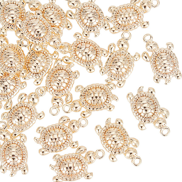 PandaHall GOMAKERER 20Pcs Brass Charms, Tortoise, Real 18K Gold Plated, 14.5x9x3mm, Hole: 1mm Brass Tortoise
PandaHall GOMAKERER 20Pcs Brass Charms, Tortoise, Real 18K Gold Plated, 14.5x9x3mm, Hole: 1mm Brass Tortoise