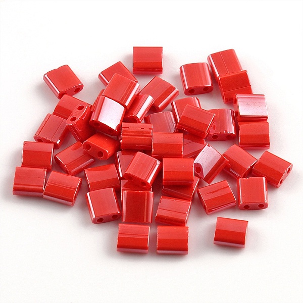 PandaHall Glass Beads, Macaron Color, 2-Hole, Square, Dark Red, 5x5x2mm, Hole: 0.9mm, about 50Pcs/bag Glass Square
PandaHall Glass Beads, Macaron Color, 2-Hole, Square, Dark Red, 5x5x2mm, Hole: 0.9mm, about 50Pcs/bag Glass Square