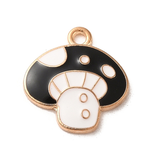 PandaHall Alloy Enamel Pendants, Light Gold, Mushroom Charm, Black, 20x19x2.5mm, Hole: 2mm Alloy+Enamel Mushroom Black
PandaHall Alloy Enamel Pendants, Light Gold, Mushroom Charm, Black, 20x19x2.5mm, Hole: 2mm Alloy+Enamel Mushroom Black