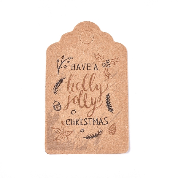PandaHall Paper Gift Tags, Hange Tags, For Arts and Crafts, For Christmas, with Word Holly & Jolly, BurlyWood, 50x30x0.3mm, Hole: 5mm Paper..., Orange
PandaHall Paper Gift Tags, Hange Tags, For Arts and Crafts, For Christmas, with Word Holly & Jolly, BurlyWood, 50x30x0.3mm, Hole: 5mm Paper..., Orange