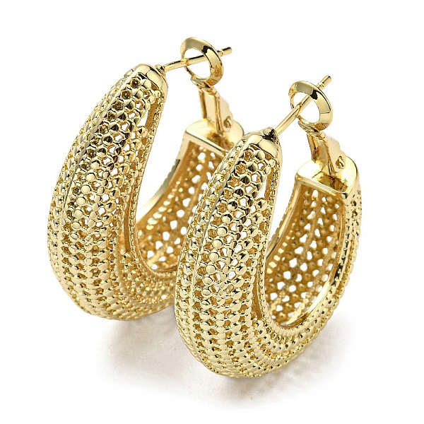 PandaHall Rack Plating Brass Hollow Teardrop Hoop Earrings, Lead Free & Cadmium Free, Real 18K Gold Plated, 32x29x10mm Brass Teardrop
PandaHall Rack Plating Brass Hollow Teardrop Hoop Earrings, Lead Free & Cadmium Free, Real 18K Gold Plated, 32x29x10mm Brass Teardrop