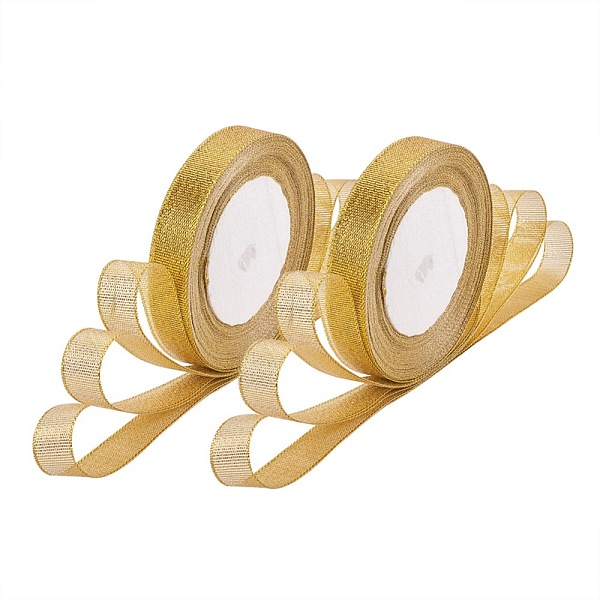 PandaHall Glitter Metallic Ribbon, Sparkle Ribbon, Gold, 5/8 inch(15~16mm), about 25yards/roll, 10rolls/group Polyester None Gold
PandaHall Glitter Metallic Ribbon, Sparkle Ribbon, Gold, 5/8 inch(15~16mm), about 25yards/roll, 10rolls/group Polyester None Gold