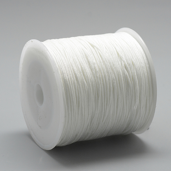 PandaHall Nylon Thread, Chinese Knotting Cord, White, 0.4mm, about 174.98 Yards(160m)/Roll Nylon White
PandaHall Nylon Thread, Chinese Knotting Cord, White, 0.4mm, about 174.98 Yards(160m)/Roll Nylon White