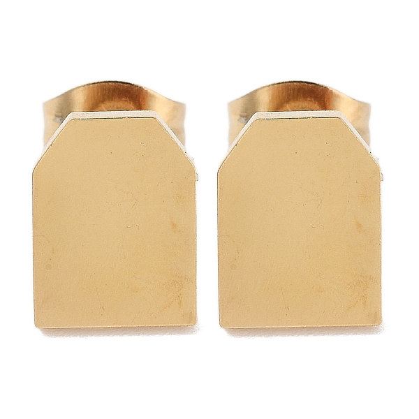 PandaHall Vacuum Plating 304 Stainless Steel Stud Earrings for Women, Golden, Rectangle, 9.5x7mm 304 Stainless Steel Rectangle
PandaHall Vacuum Plating 304 Stainless Steel Stud Earrings for Women, Golden, Rectangle, 9.5x7mm 304 Stainless Steel Rectangle