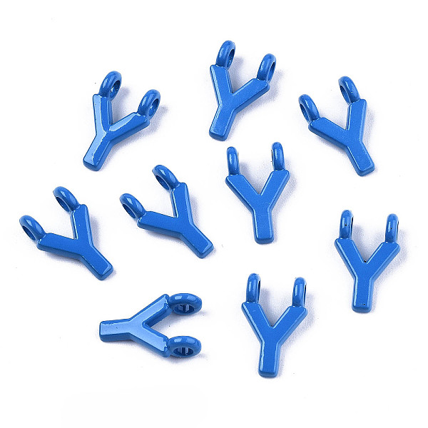 PandaHall Spray Painted Alloy 2-Loop Link Pendants, Cadmium Free & Lead Free, Letter, Letter.Y, 13.5x8.5x1.5mm, Hole: 2mm Alloy Letter Y
PandaHall Spray Painted Alloy 2-Loop Link Pendants, Cadmium Free & Lead Free, Letter, Letter.Y, 13.5x8.5x1.5mm, Hole: 2mm Alloy Letter Y