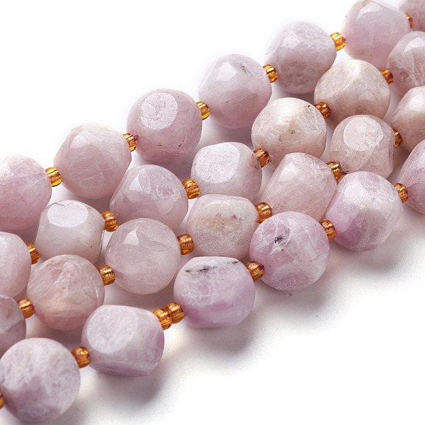 PandaHall Natural Kunzite Beads Strands, with Seed Beads, Six Sided Celestial Dice, 11.5~12.5x11.5~12.5x11.5~12.5mm, Hole: 0.5mm, about...
PandaHall Natural Kunzite Beads Strands, with Seed Beads, Six Sided Celestial Dice, 11.5~12.5x11.5~12.5x11.5~12.5mm, Hole: 0.5mm, about...