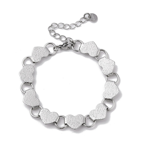 PandaHall 304 Stainless Steel Link Chain Bracelets for Women, Stainless Steel Color, Heart, 6-3/4 inch(17.3cm) 304 Stainless Steel Heart
PandaHall 304 Stainless Steel Link Chain Bracelets for Women, Stainless Steel Color, Heart, 6-3/4 inch(17.3cm) 304 Stainless Steel Heart