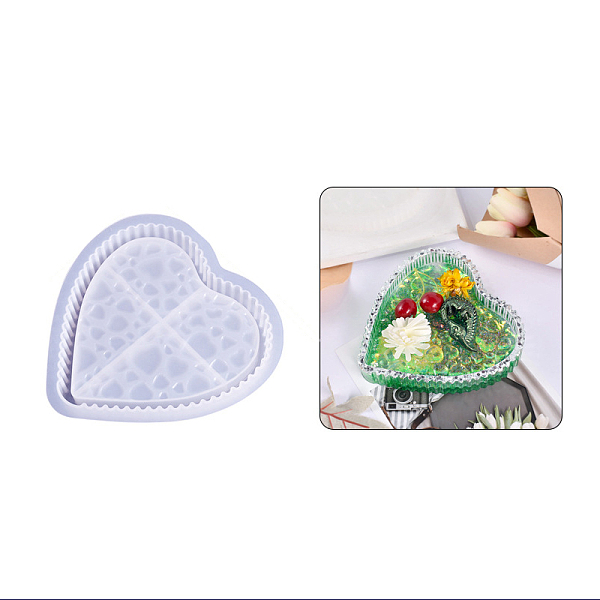 PandaHall DIY Food Grade Silicone Storage Molds, Resin Casting Molds, Clay Craft Mold Tools, Heart, 173x171x26mm Silicone Heart White
PandaHall DIY Food Grade Silicone Storage Molds, Resin Casting Molds, Clay Craft Mold Tools, Heart, 173x171x26mm Silicone Heart White