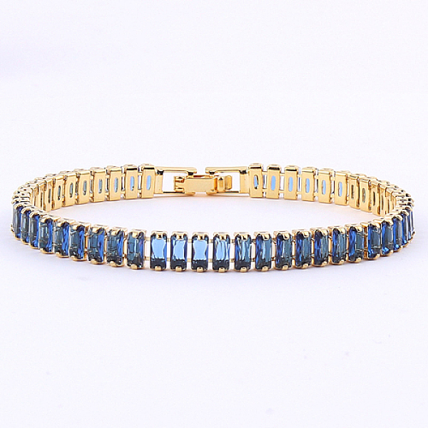 PandaHall Cubic Zirconia Tennis Bracelets, Brass Rectangle Link Chain Bracelet, Steel Blue, No Size Cubic Zirconia
PandaHall Cubic Zirconia Tennis Bracelets, Brass Rectangle Link Chain Bracelet, Steel Blue, No Size Cubic Zirconia