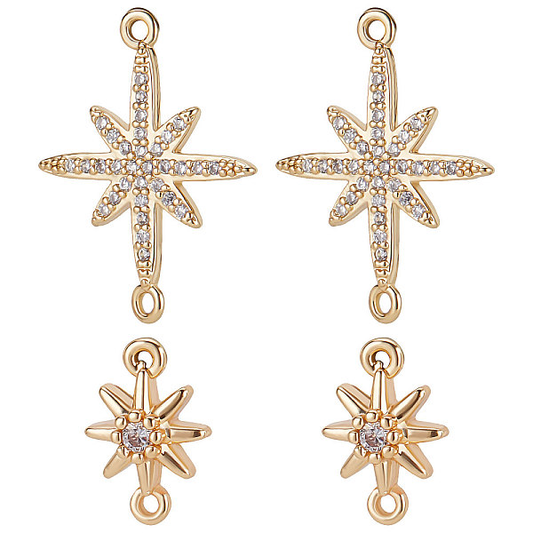 PandaHall Beebeecraft 12Pcs/Box 2 Styles Star Link Connectors 18K Gold Plated Brass Cubic Zirconia Star Charms Jewelry Making Findings for..., Clear
PandaHall Beebeecraft 12Pcs/Box 2 Styles Star Link Connectors 18K Gold Plated Brass Cubic Zirconia Star Charms Jewelry Making Findings for..., Clear