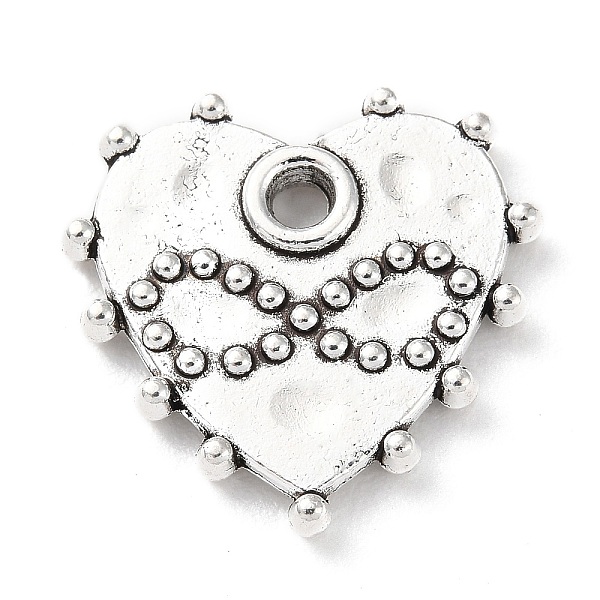 PandaHall Tibetan Style Alloy Pendants, Heart, Antique Silver, 18x18.5x2.5mm, Hole: 2mm, about 243pcs/500g Alloy Heart
PandaHall Tibetan Style Alloy Pendants, Heart, Antique Silver, 18x18.5x2.5mm, Hole: 2mm, about 243pcs/500g Alloy Heart