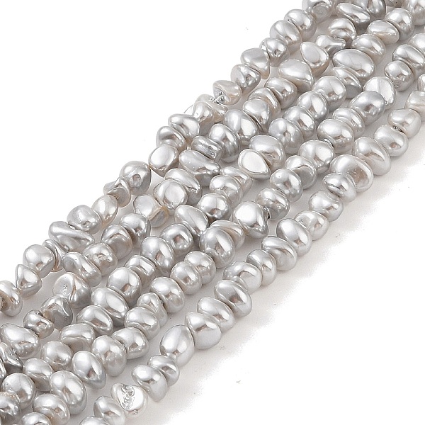PandaHall Electroplated Shell Pearl Beads Strands, Nuggets, Gray, 4~6x6~10x4~6mm, Hole: 1mm, about 88pcs/strand, 16.10 inch(40.9cm) Shell...
PandaHall Electroplated Shell Pearl Beads Strands, Nuggets, Gray, 4~6x6~10x4~6mm, Hole: 1mm, about 88pcs/strand, 16.10 inch(40.9cm) Shell...