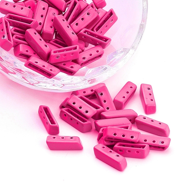 PandaHall Spray Painted Alloy Multi-Strand Links, For Tile Elastic Bracelets Making, Rectangle, Hot Pink, 5x14x4mm, Hole: 1mm Alloy...
PandaHall Spray Painted Alloy Multi-Strand Links, For Tile Elastic Bracelets Making, Rectangle, Hot Pink, 5x14x4mm, Hole: 1mm Alloy...