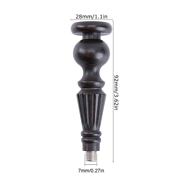 PandaHall Sandalwood Handle, for Wax Seal Stamp, Wedding Invitations Making, Black, 9.2x2.8cm Wood Black
PandaHall Sandalwood Handle, for Wax Seal Stamp, Wedding Invitations Making, Black, 9.2x2.8cm Wood Black
