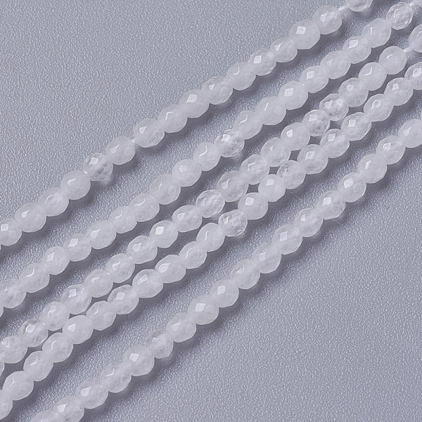 PandaHall Natural White Jade Beads Strands, Faceted, Round, White, 2~2.5x2mm, Hole: 0.2mm, about 167~181pcs/strand, 15.7~15.9 inch...
PandaHall Natural White Jade Beads Strands, Faceted, Round, White, 2~2.5x2mm, Hole: 0.2mm, about 167~181pcs/strand, 15.7~15.9 inch...