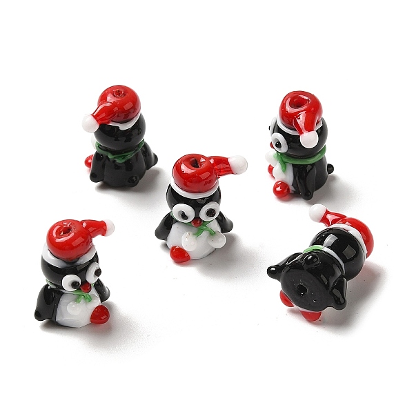 PandaHall Lampwork Beads Strands, Penguin, Black, 20x18x13mm, Hole: 1.4mm, about 25pcs/strand, 19.69''(50cm) Lampwork Penguin Black
PandaHall Lampwork Beads Strands, Penguin, Black, 20x18x13mm, Hole: 1.4mm, about 25pcs/strand, 19.69''(50cm) Lampwork Penguin Black