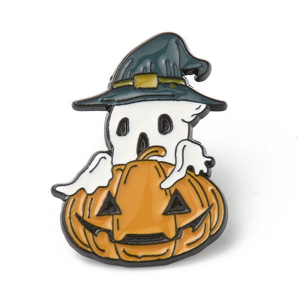 PandaHall Alloy Enamel Brooches, Enamel Pin, for Halloween, with Rubber Clutches, Ghost with Pumpkin, Colorful, Electrophoresis Black...
PandaHall Alloy Enamel Brooches, Enamel Pin, for Halloween, with Rubber Clutches, Ghost with Pumpkin, Colorful, Electrophoresis Black...