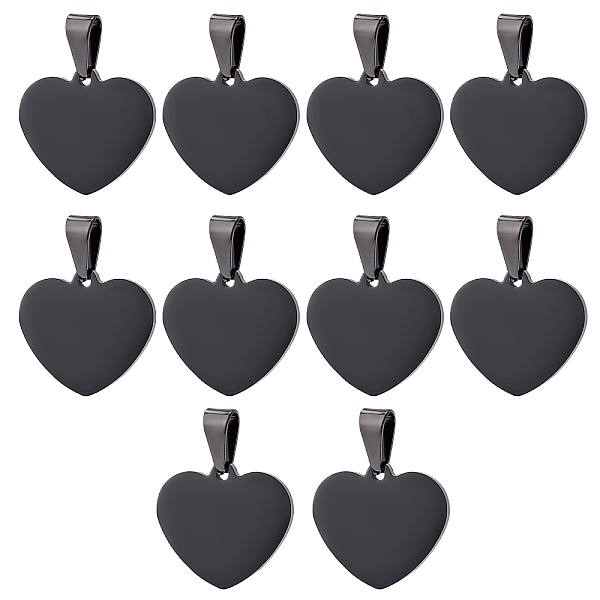 PandaHall BENECREAT 10Pcs Electrophoresis Black Heart Shape Pendants Stainless Steel Charm Pendants Blank Tag with Hole for Jewelry Making...
PandaHall BENECREAT 10Pcs Electrophoresis Black Heart Shape Pendants Stainless Steel Charm Pendants Blank Tag with Hole for Jewelry Making...
