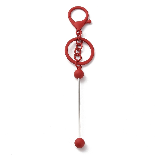 PandaHall Spray Painted Alloy Bar Beadable Keychain for Jewelry Making DIY Crafts, with Alloy Lobster Clasps and Iron Ring, FireBrick..., Red
PandaHall Spray Painted Alloy Bar Beadable Keychain for Jewelry Making DIY Crafts, with Alloy Lobster Clasps and Iron Ring, FireBrick..., Red