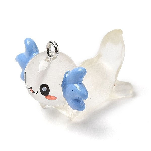 PandaHall Cute Transparent Resin Pendants, Dragon Charms with Platinum Plated Iron Loops, White, 18x23x25.5mm, Hole: 1.6mm Iron+Resin Dragon...
PandaHall Cute Transparent Resin Pendants, Dragon Charms with Platinum Plated Iron Loops, White, 18x23x25.5mm, Hole: 1.6mm Iron+Resin Dragon...