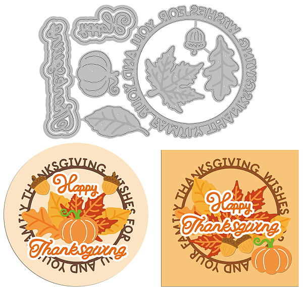 PandaHall GLOBLELAND Thanksgiving Wreath Cutting Dies Metal Fall Pumpkin Leaves Embossing Stencils Die Cuts for Paper Card Making Decoration...
PandaHall GLOBLELAND Thanksgiving Wreath Cutting Dies Metal Fall Pumpkin Leaves Embossing Stencils Die Cuts for Paper Card Making Decoration...