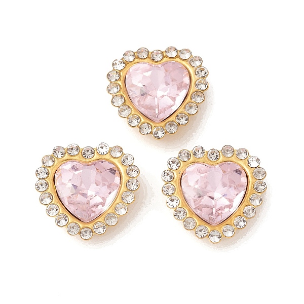 PandaHall Hear Sew on Rhinestone, Multi-strand Links, with Golden Tone Iron Settings, Garments Accessories, Rosaline, 16x16x6mm, Hole: 0.9mm..., Pink
PandaHall Hear Sew on Rhinestone, Multi-strand Links, with Golden Tone Iron Settings, Garments Accessories, Rosaline, 16x16x6mm, Hole: 0.9mm..., Pink