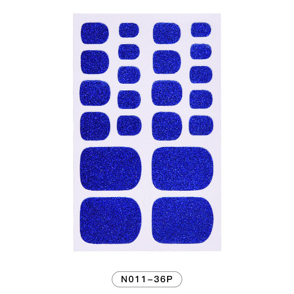 PandaHall Solid Color Full-Cover Glitter Toenail Wraps, Glitter Powder Self-adhesive Toenail Art Polish Decals, for Woman Girls DIY Toenails..., Blue
PandaHall Solid Color Full-Cover Glitter Toenail Wraps, Glitter Powder Self-adhesive Toenail Art Polish Decals, for Woman Girls DIY Toenails..., Blue