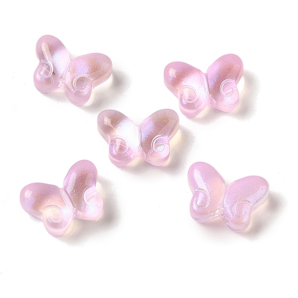 PandaHall UV Plating Transparent Glass Beads, Butterfly, Pearl Pink, 10x14.5x5.5mm, Hole: 1.2mm Glass Butterfly
PandaHall UV Plating Transparent Glass Beads, Butterfly, Pearl Pink, 10x14.5x5.5mm, Hole: 1.2mm Glass Butterfly