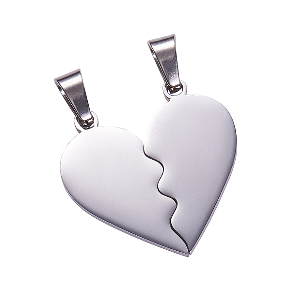 PandaHall 304 Stainless Steel Split Pendants, Valentine's Day Style, Double Heart, Stainless Steel Color, 26x25.5x1.4mm, Hole: 4x7mm 304...
PandaHall 304 Stainless Steel Split Pendants, Valentine's Day Style, Double Heart, Stainless Steel Color, 26x25.5x1.4mm, Hole: 4x7mm 304...