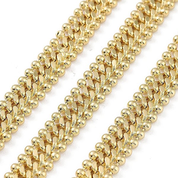 PandaHall Rack Plating Brass Chains, Long-Lasting Plated, Soldered, with Spool, Lead Free & Cadmium Free, Real 18K Gold Plated, Link: 7x2mm...
PandaHall Rack Plating Brass Chains, Long-Lasting Plated, Soldered, with Spool, Lead Free & Cadmium Free, Real 18K Gold Plated, Link: 7x2mm...